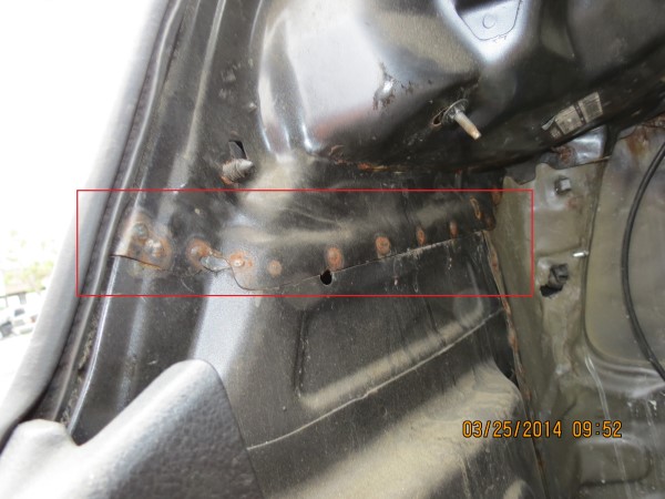 Nissan Altima Bad Tack Weld